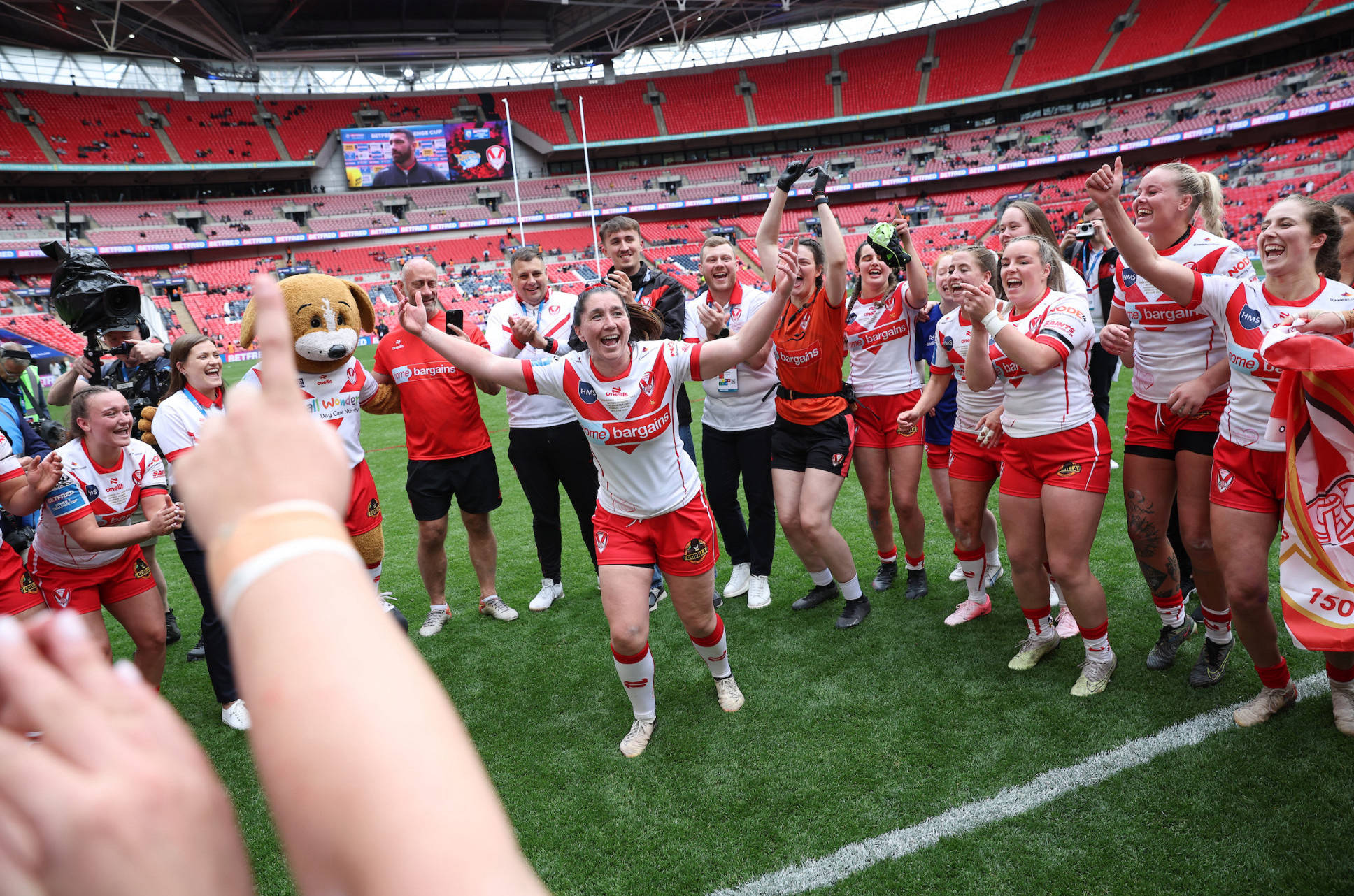 Behind the Scenes at the 2024 Betfred Women's Challenge Cup Final